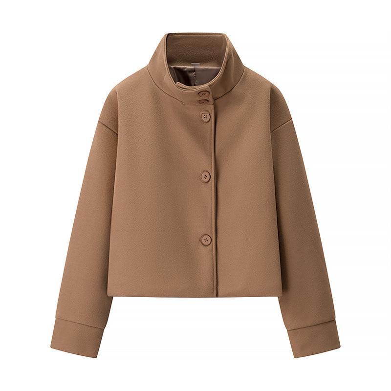 Veste courte tendance pour femme avec col montant et boutons pratiques Berg-Feldt