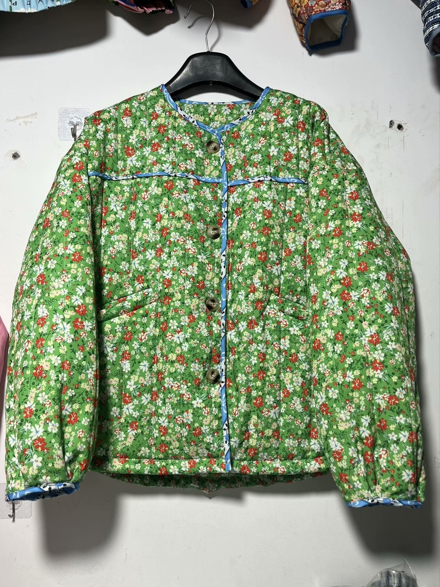 Veste matelassée à fleurs Berg-Feldt pour femme