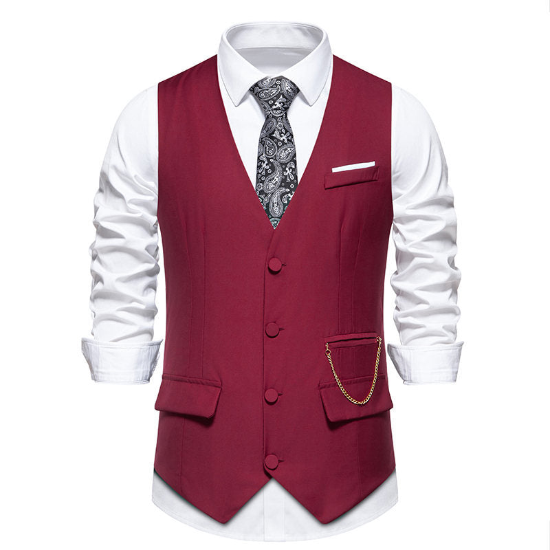 Gilet de costume élégant pour homme avec poches pratiques et design tendance Berg-Feldt