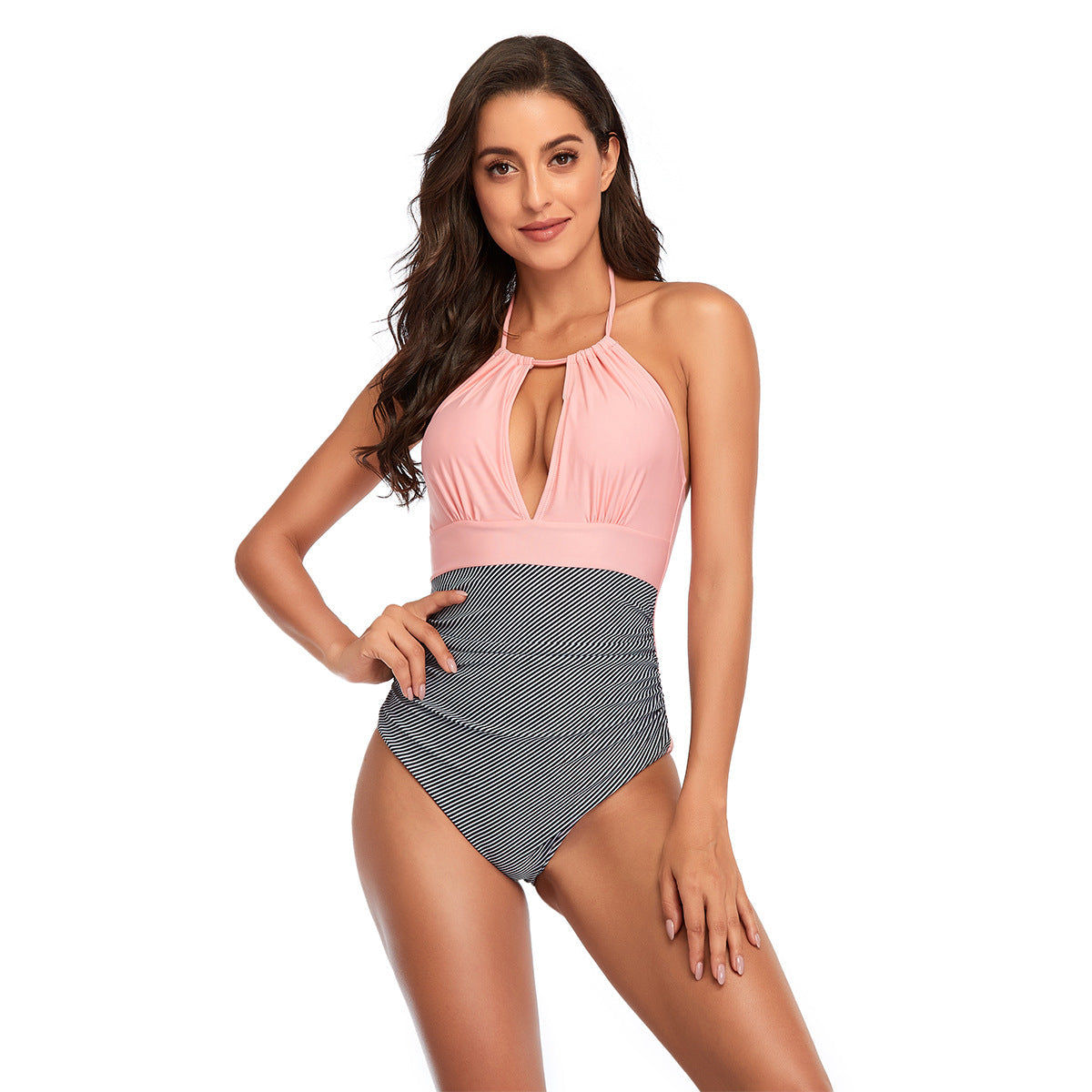 Maillot de bain Berg-Feldt pour femme, monokini plongeant à encolure dos nu