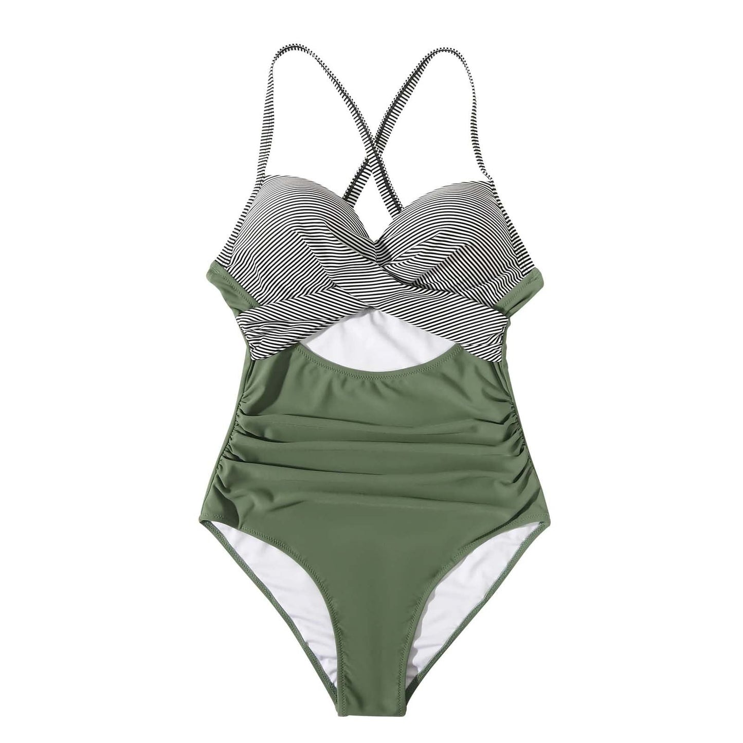 Maillot de bain femme Berg-Feldt avec découpes et dos croisé