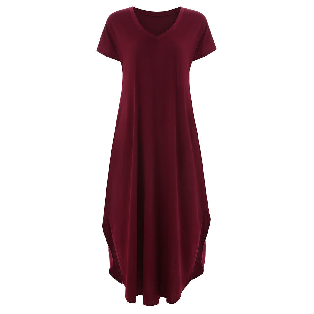 Robe longue élégante à dos nu et coupe fluide de berg-feldt