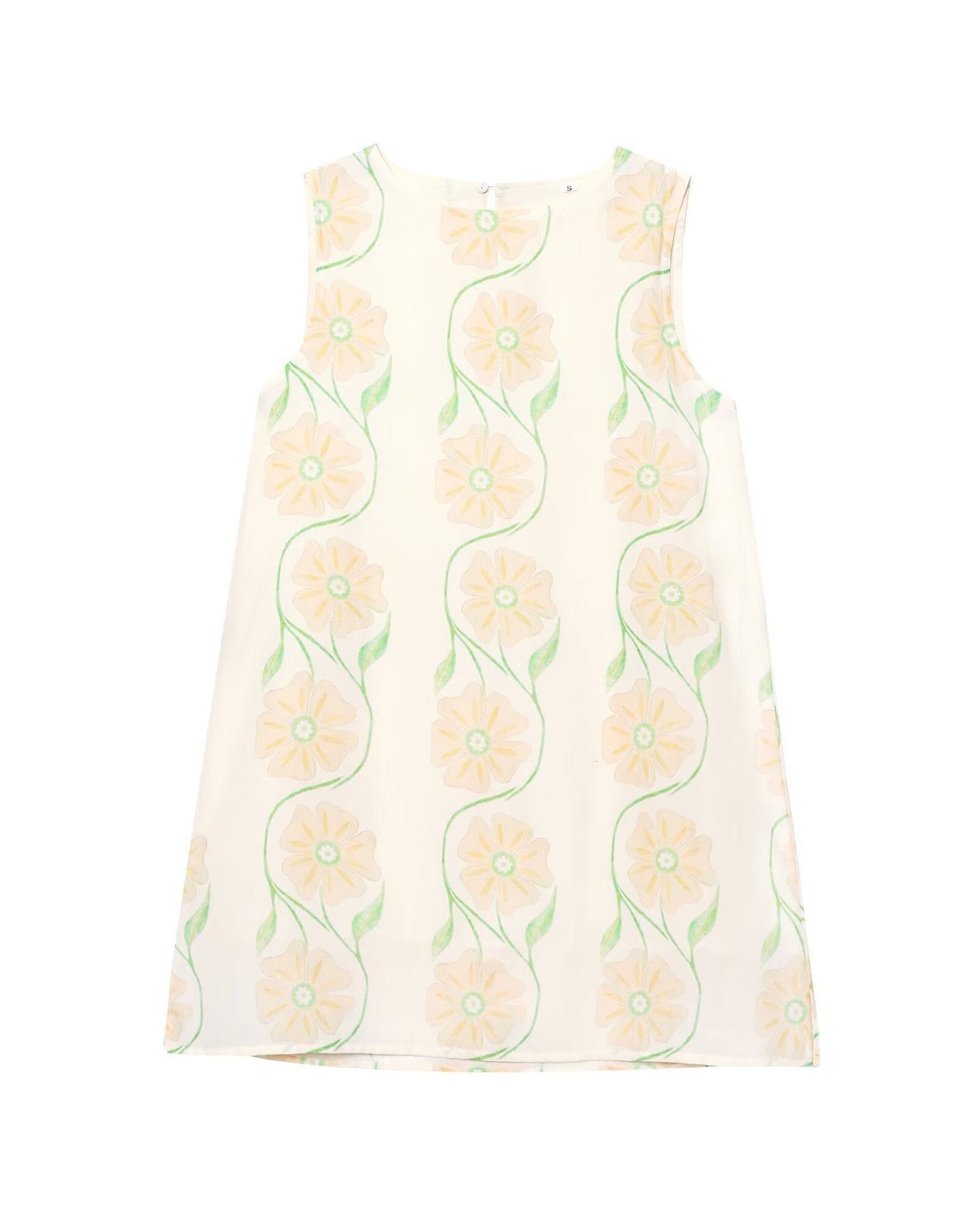 Haut floral sans manches brodé Berg-Feldt pour femme