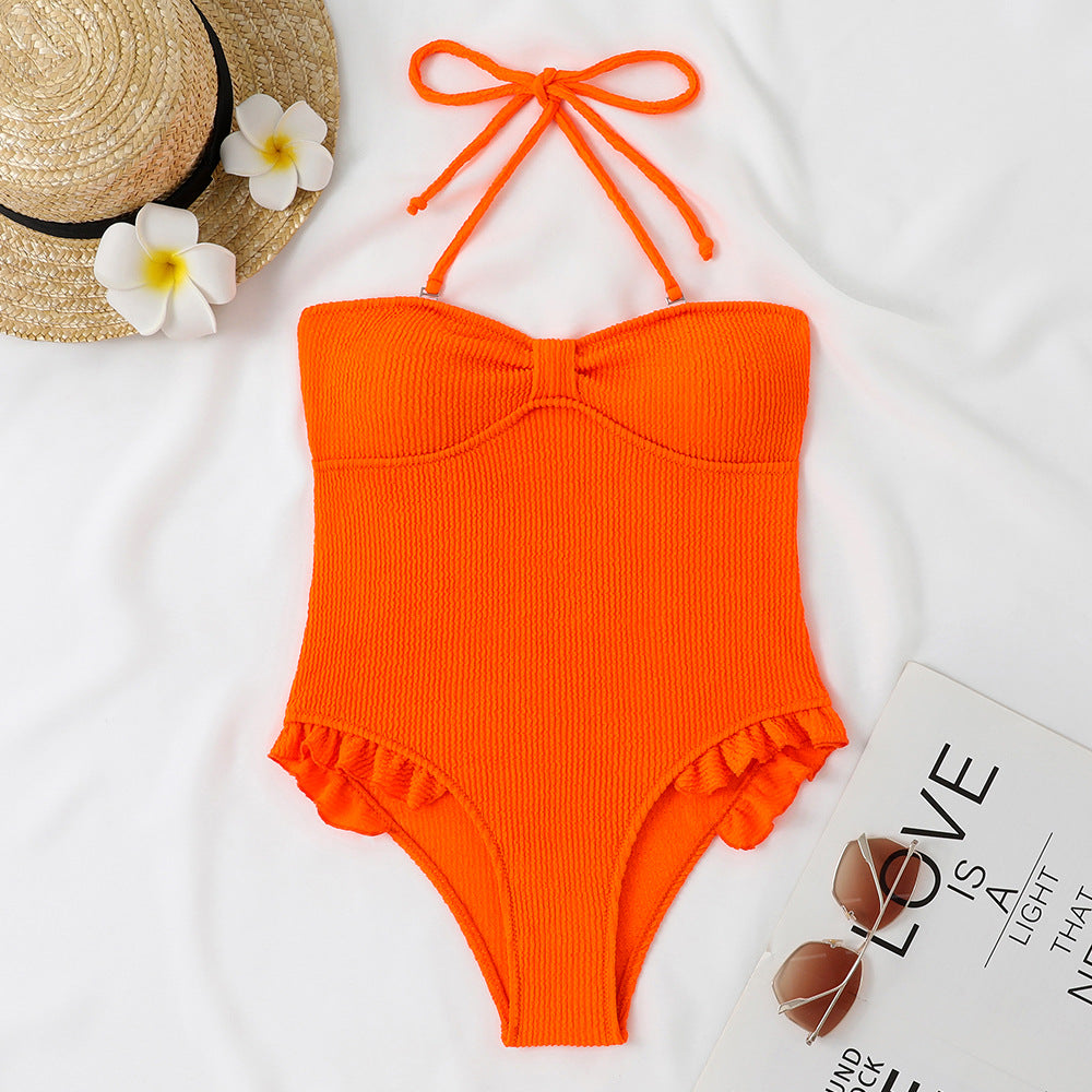 Maillot de bain pour femme Berg-Feldt avec volants et traîne