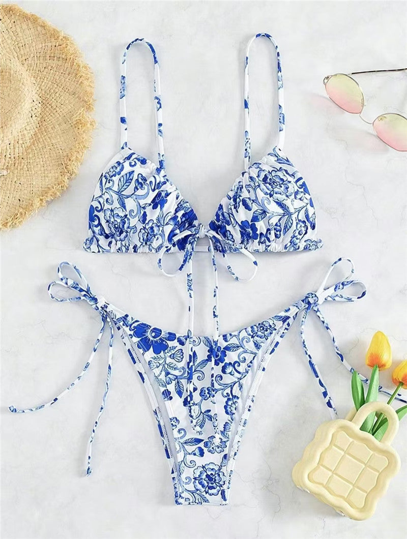 Ensemble de bikini à fleurs avec bretelles réglables pour femme de berg-feldt
