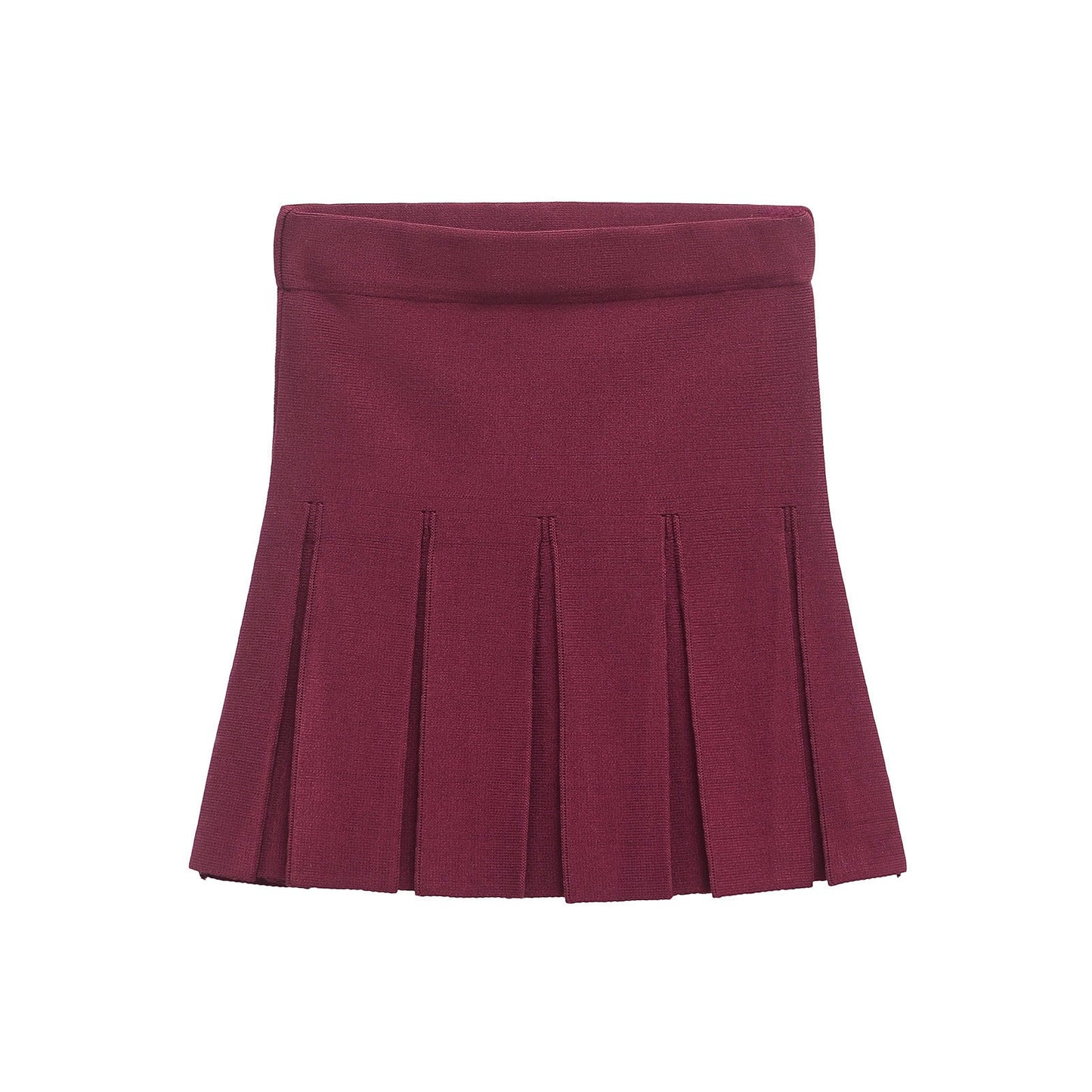 Mini-jupe plissée Berg-Feldt pour femme avec taille élastique