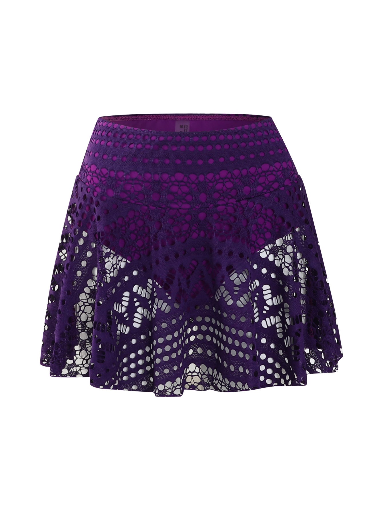 Jupe femme avec motif ajouré aéré et taille élastique de berg-feldt