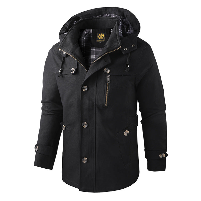 Berg-Feldt | Lässige Jacke mit Kapuze