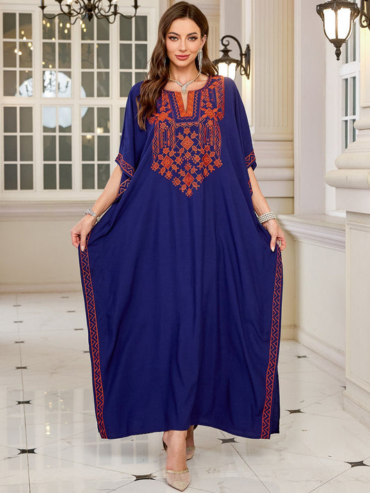 Berg-Feldt Damen Kaftan mit Stickerei und Taschen
 - berg-feldt