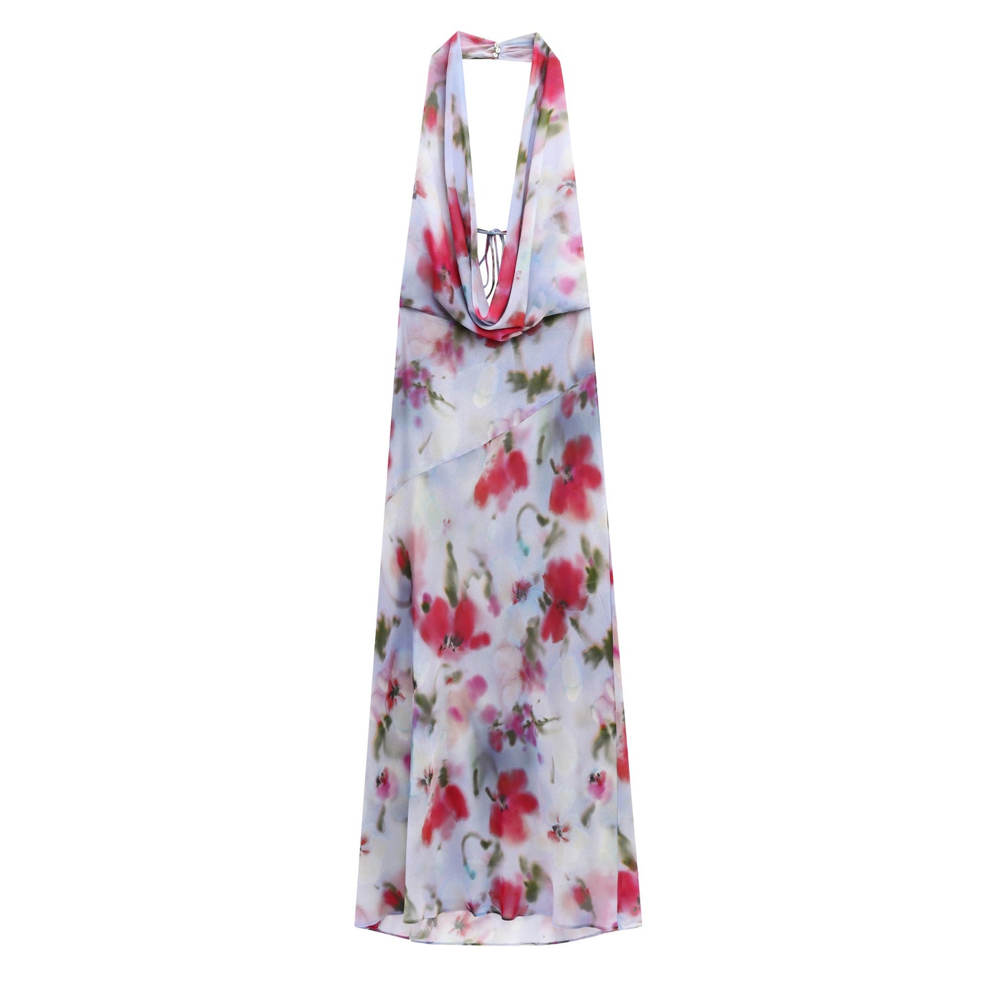 Women's Floral Halter Maxi Dress by berg-feldt