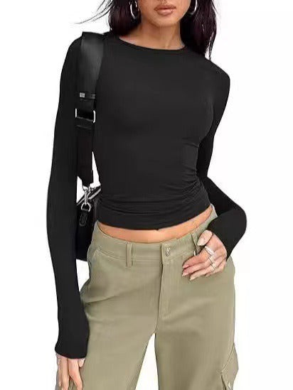 Haut à manches longues pour femme en tissu stretch par berg-feldt