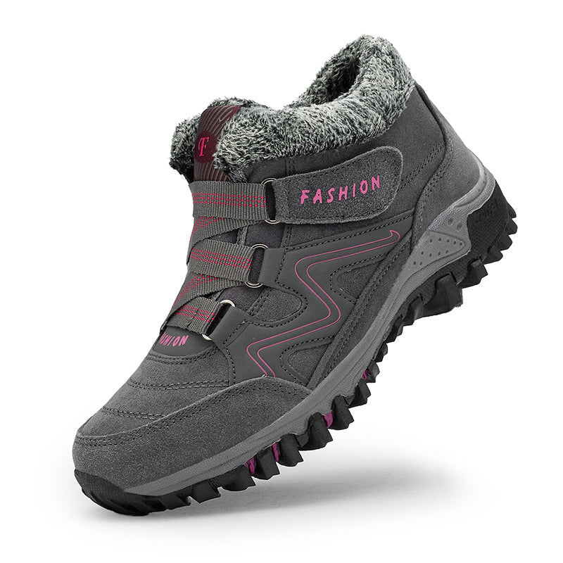 Chaussures de randonnée d'extérieur de haute qualité pour femmes avec doublure isolée et semelle antidérapante Berg-Feldt