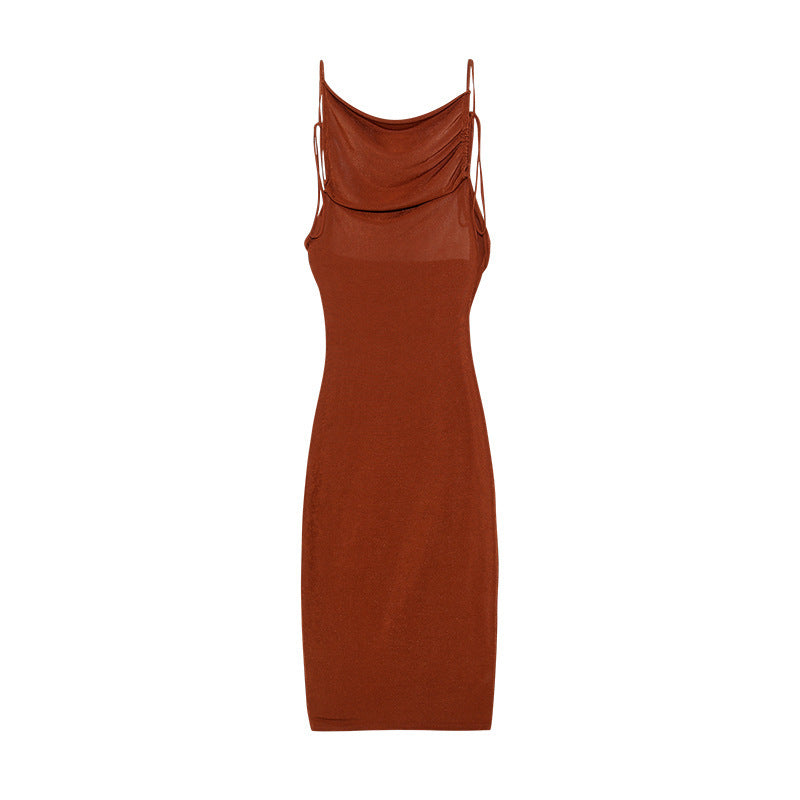 Robe nuisette bodycon pour femme à bretelles réglables de berg-feldt