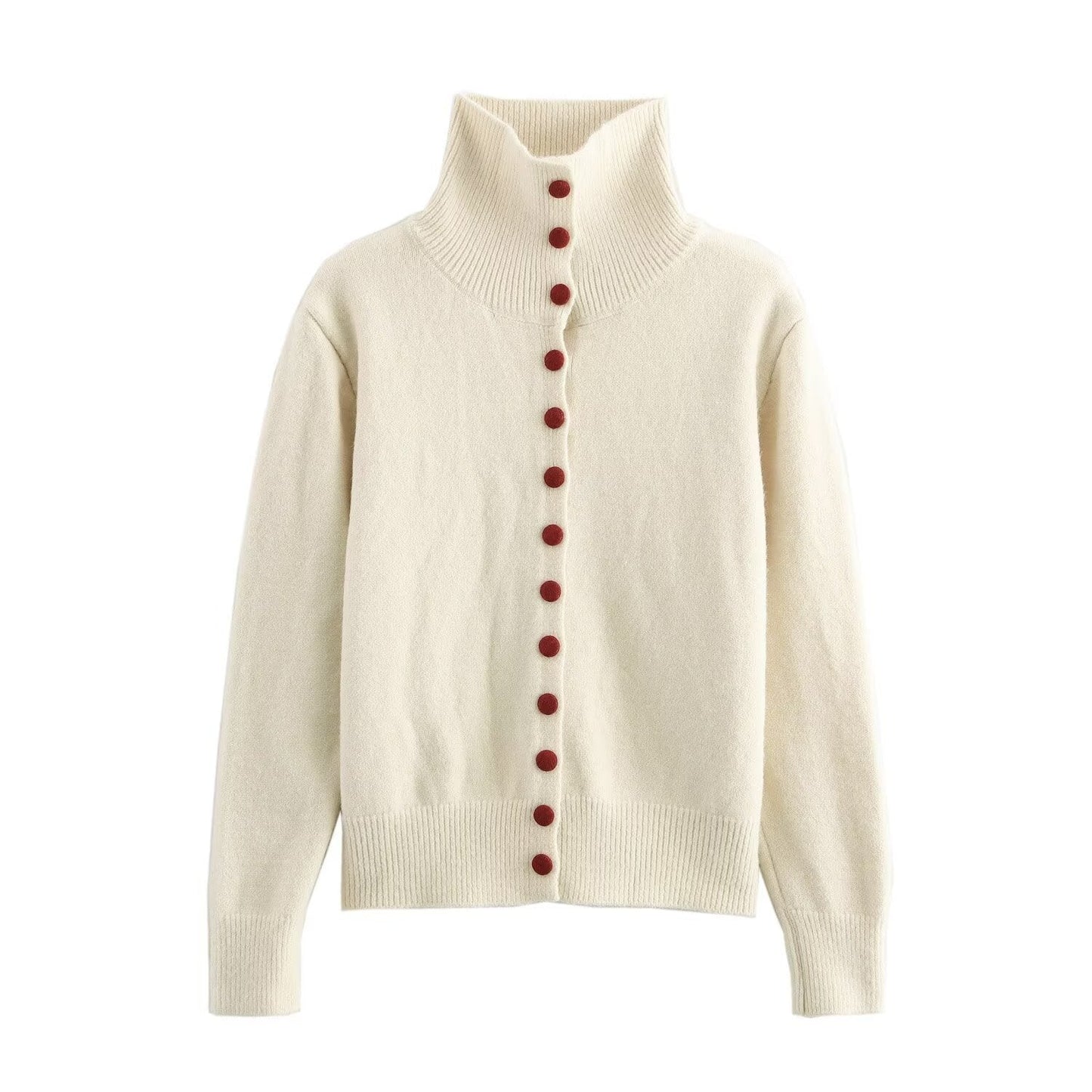 Cardigan douillet Berg-Feldt pour femme avec bouton décoratif accrocheur