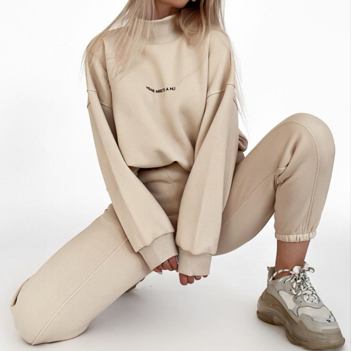 Damen Oversized Sweatshirt und Jogginghose Set Berg-Feldt