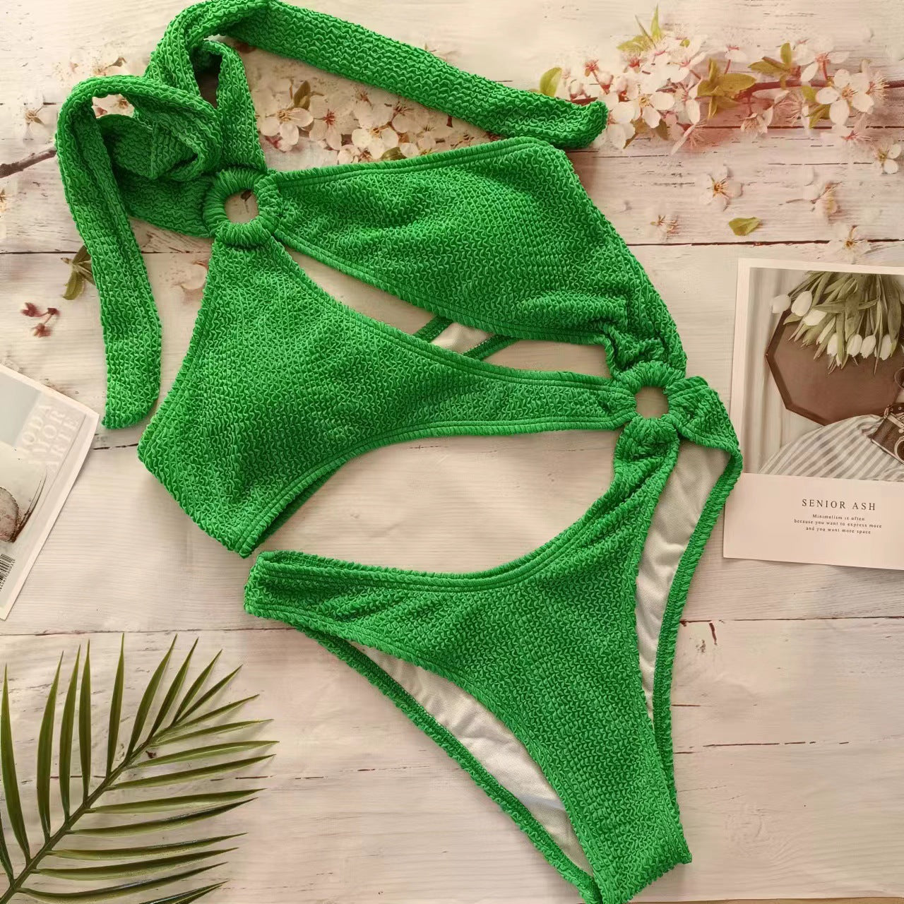 Women's High-Cut One-Shoulder Bikini Set berg-feldt