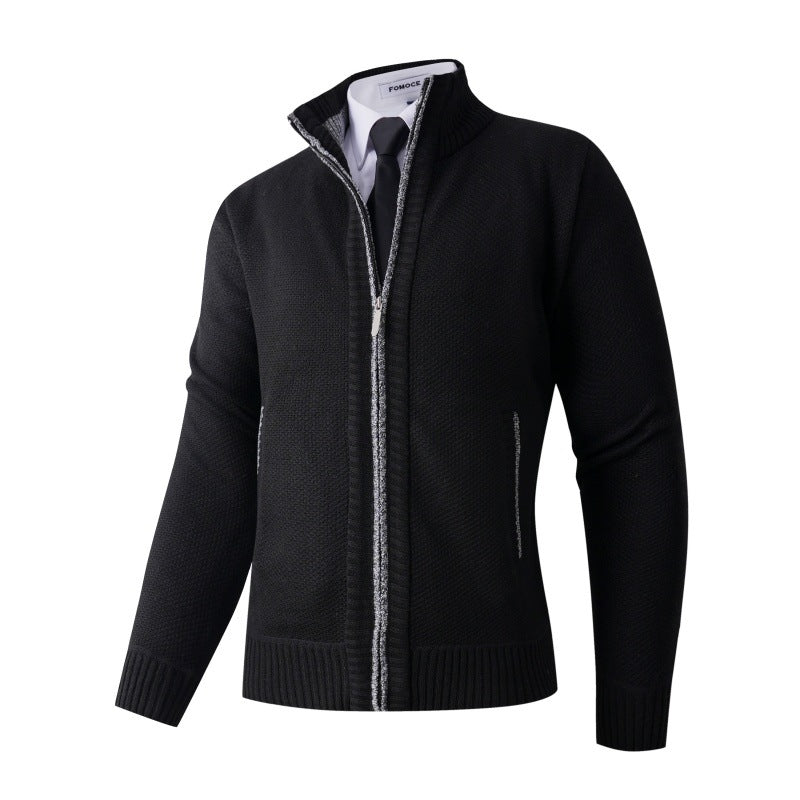 Cardigan stylé pour homme, col montant et poches pratiques, Berg-Feldt