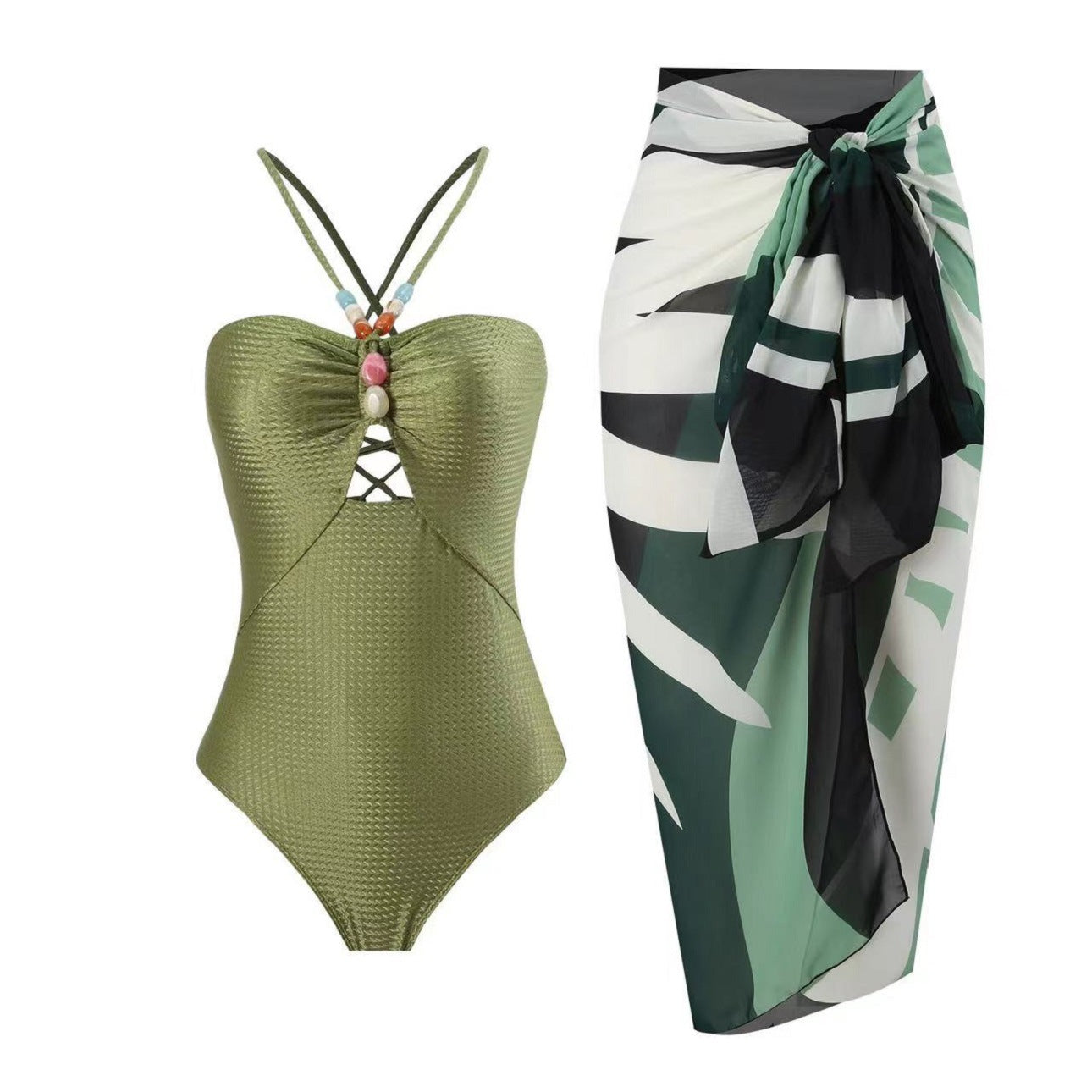 Élégant ensemble maillot de bain et kimono pour femme berg-feldt