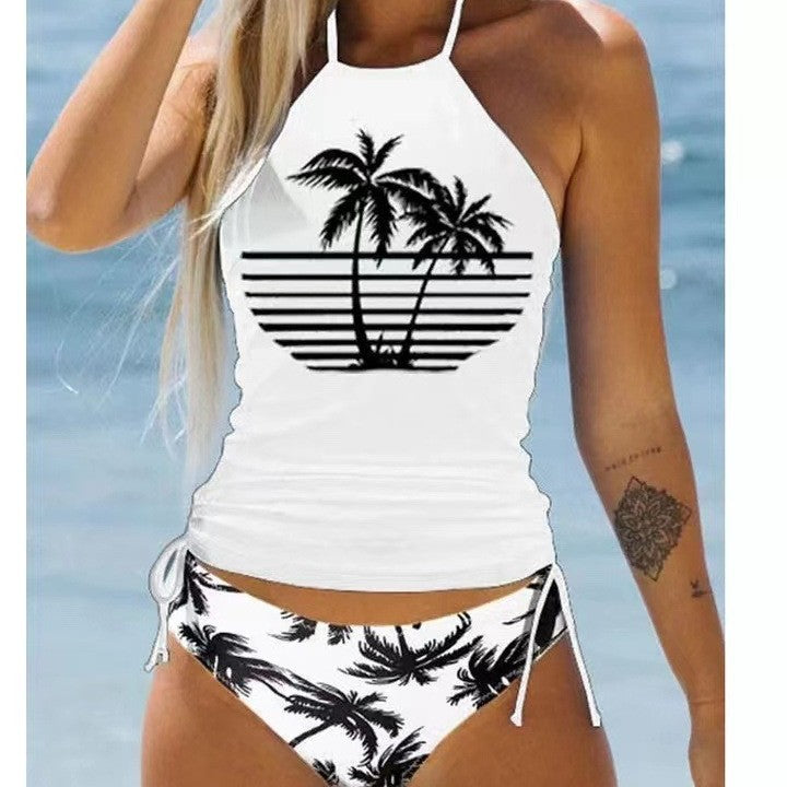 Ensemble de tankini de sport pour femme avec décolleté réglable et laçage latéral de berg-feldt