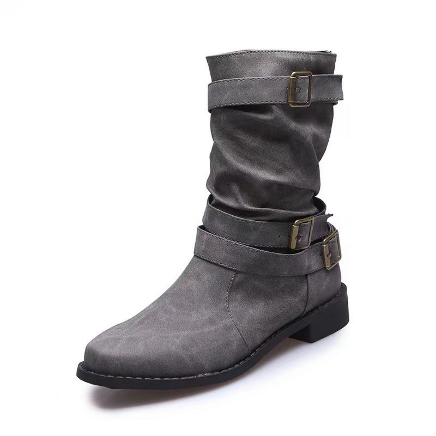 Berg-Feldt | Stiefeletten mit Schnallenriemen Mehrere Riemen