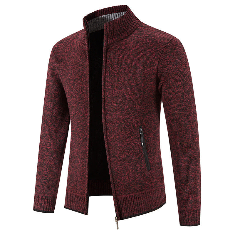 Cardigan homme à col montant avec poches zippées pratiques Berg-Feldt