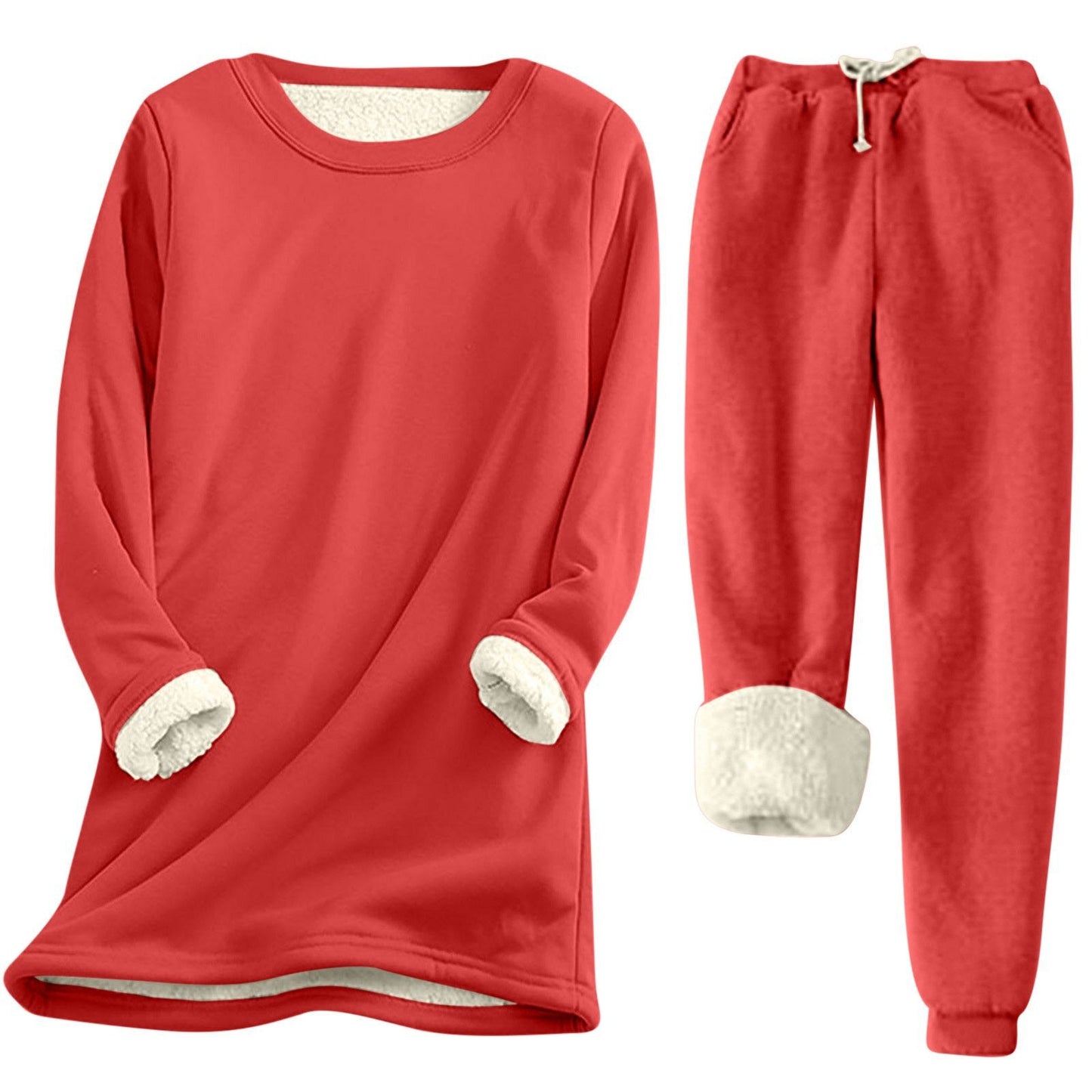 Damen Freizeit Sweatshirt-Set mit kuscheligem Innenfutter und lässiger Passform Berg-Feldt