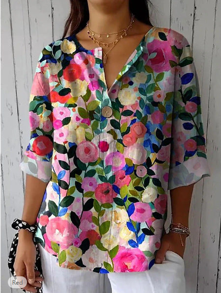 Chemisier pour femme avec motif floral coloré berg-feldt