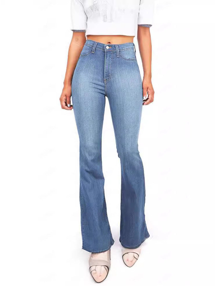 Jean bootcut taille haute pour femme, style élégant et intemporel Berg-Feldt