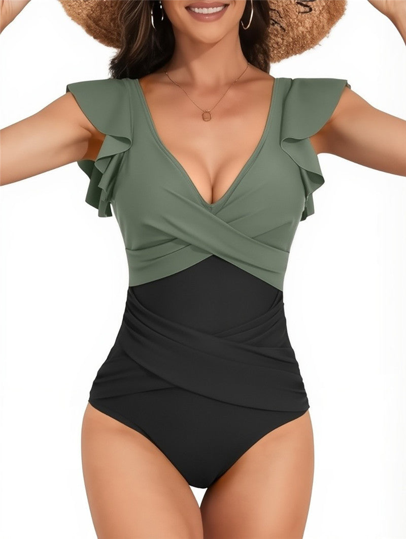 Maillot de bain femme Berg-Feldt avec volants et emballage unique