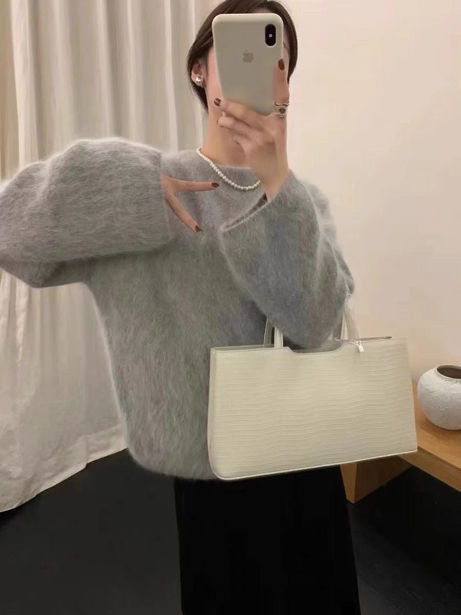 Pull douillet coupe carrée pour femme Berg-Feldt