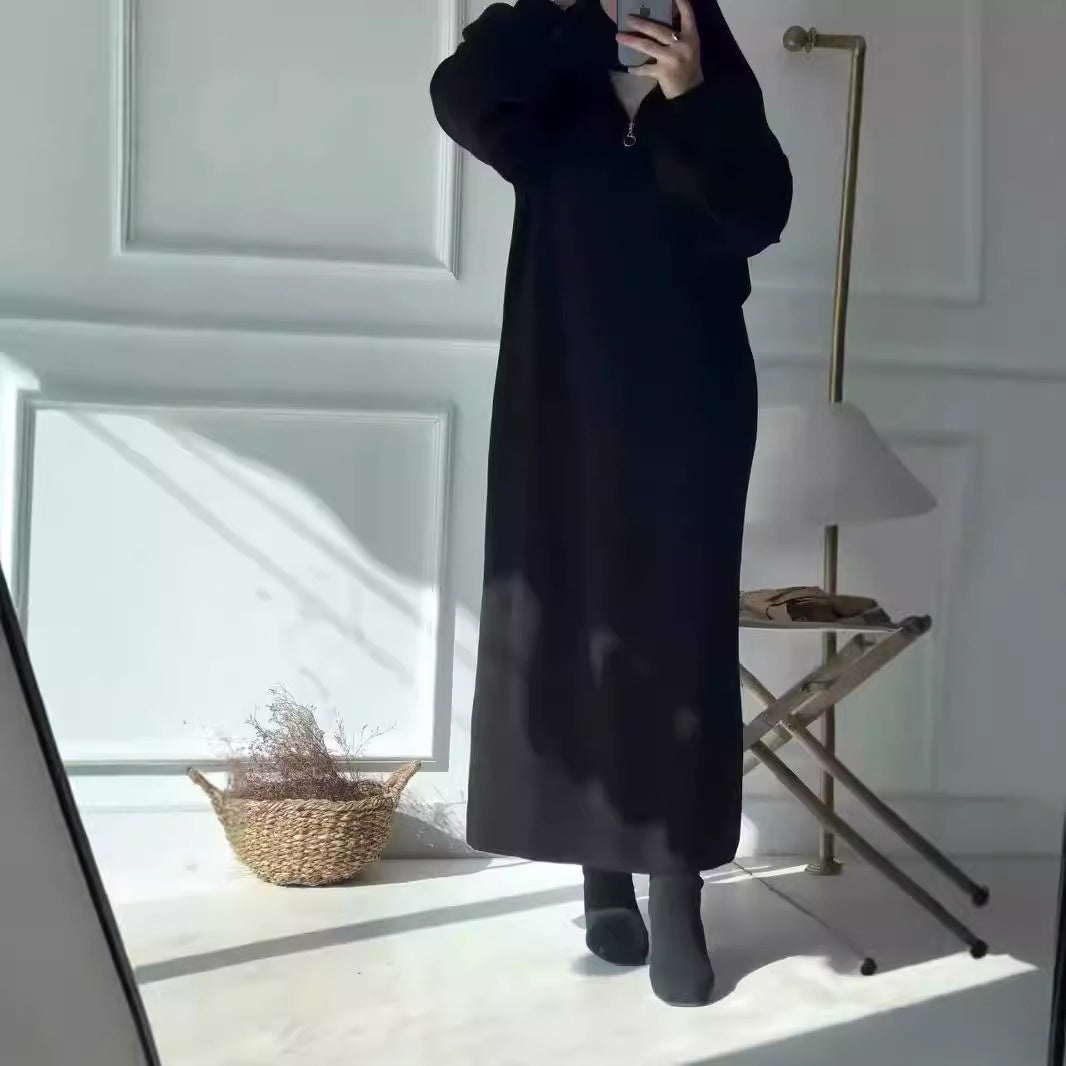 Robe sweat longue Berg-feldt pour femme, pull oversize
