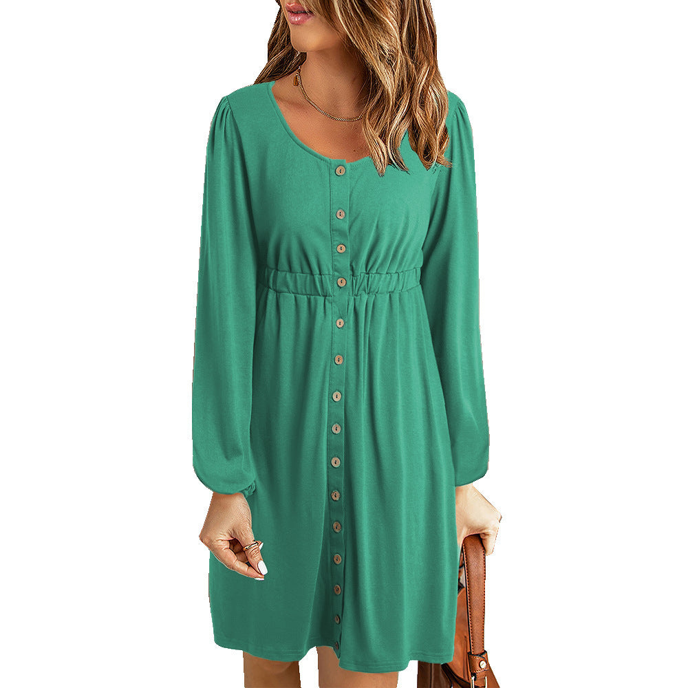 Robe chemisier évasée Berg-Feldt pour femme avec élastique