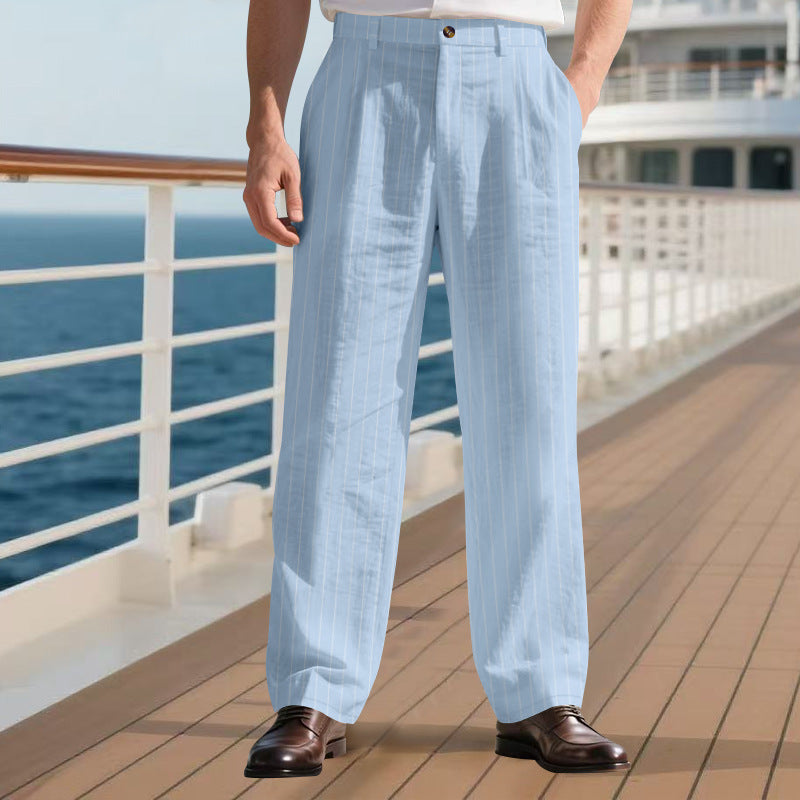 Herren elegante Anzughose mit schmalen Nadelstreifen Berg-Feldt