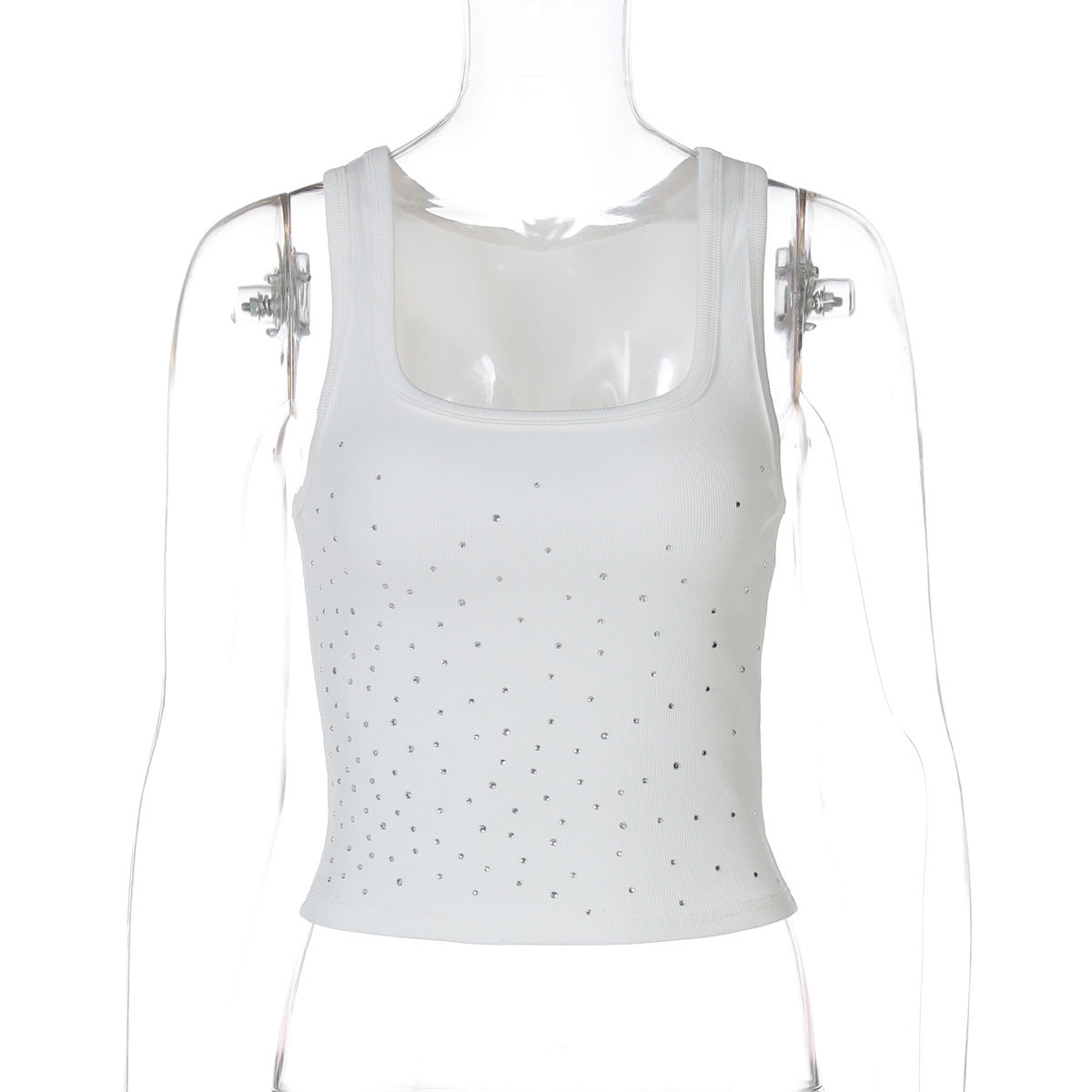 Crop top élégant pour femme avec strass scintillants par Berg-Feldt