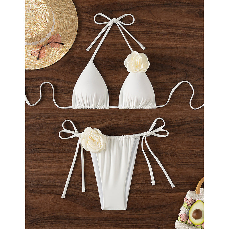 Haut de bikini fleuri pour femme avec bretelles ajustables, de berg-feldt