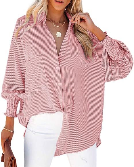 Raffinierte Damen-Hemdbluse in Übergröße mit Falten-Design von berg-feldt