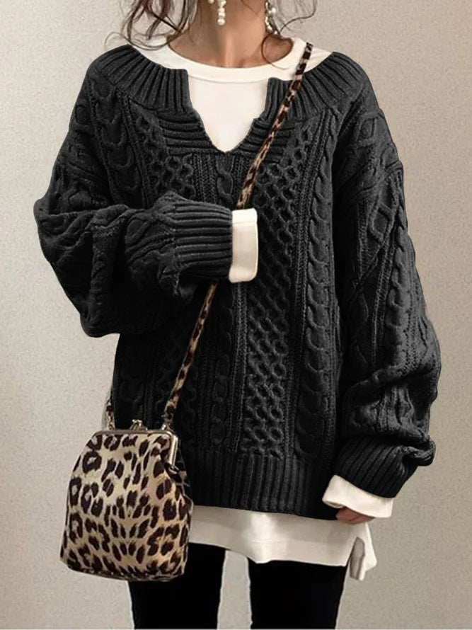 Damen Strickpullover mit strukturiertem Muster Berg-Feldt