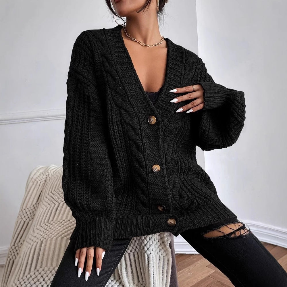 Cardigan épais en maille torsadée pour femme Berg-Feldt