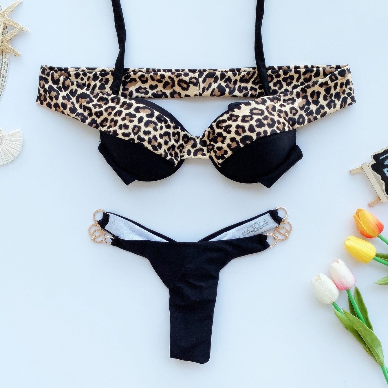 Gepolsterter Damen-Bikini mit angesagtem Animal-Print von berg-feldt