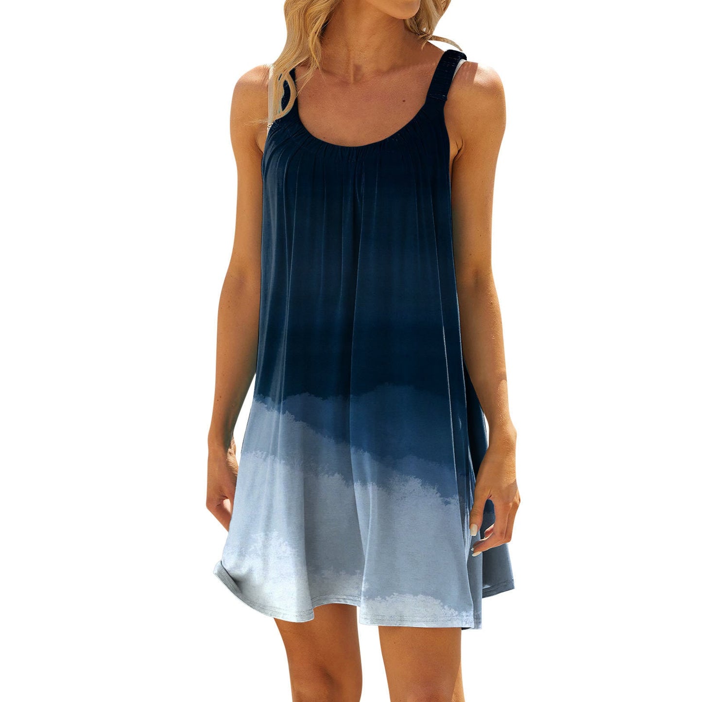 Robe sans manches femme coupe décontractée Berg-feldt dégradée