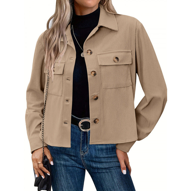 Veste femme tendance de style surchemise en tissu texturé de berg-feldt