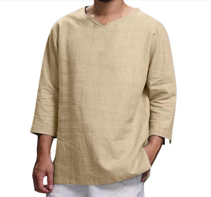 Herren lässiges Langarmshirt aus hochwertiger Baumwolle Berg-Feldt