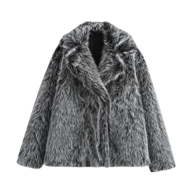 Veste douillette en fausse fourrure pour femme Berg-Feldt