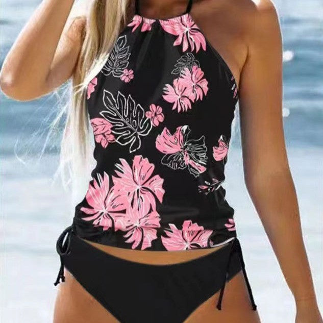 Ensemble de tankini de sport pour femme avec décolleté réglable et laçage latéral de berg-feldt