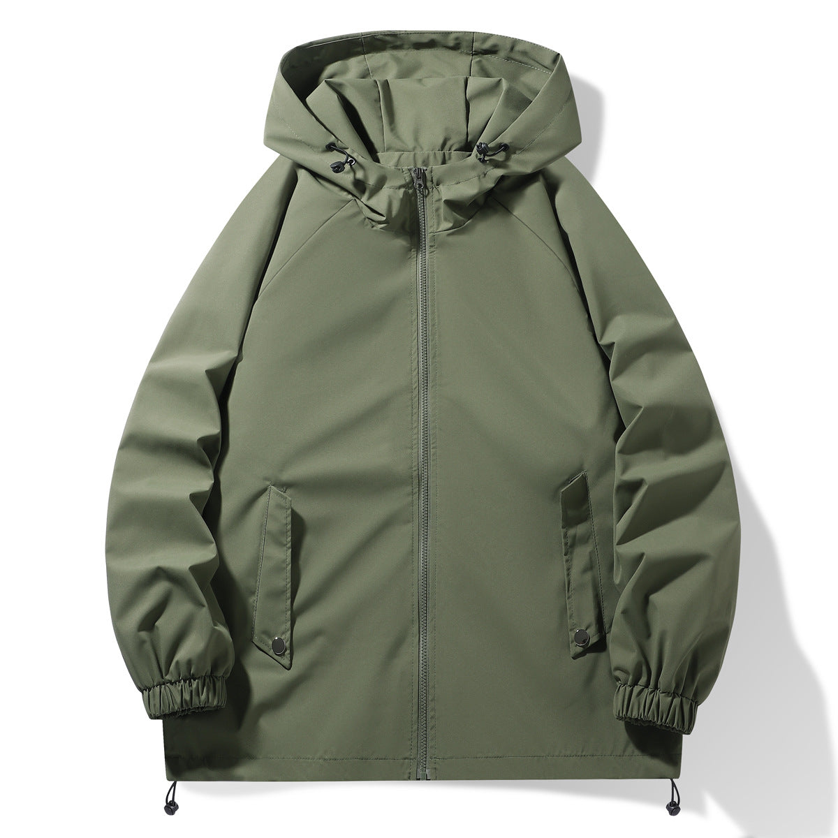 Herren Funktionsjacke mit verstellbarem Kapuzenkragen und elastischen Ärmelbündchen Berg-Feldt