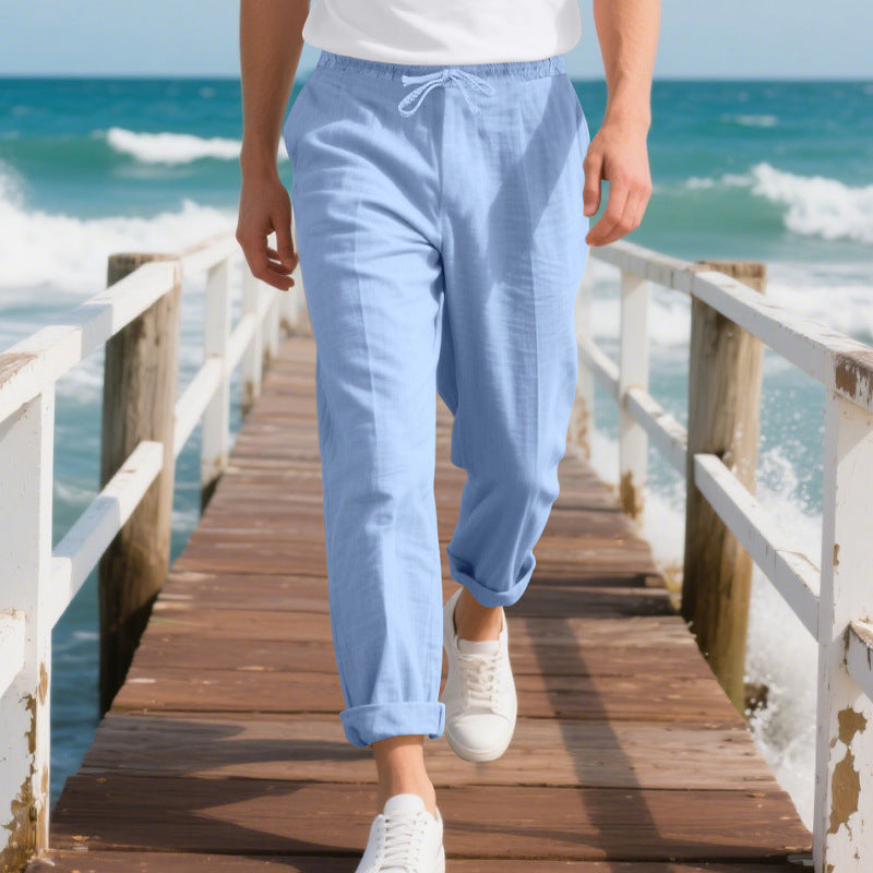 Pantalon de plage confortable pour homme avec taille élastique et cordon de serrage réglable Berg-Feldt