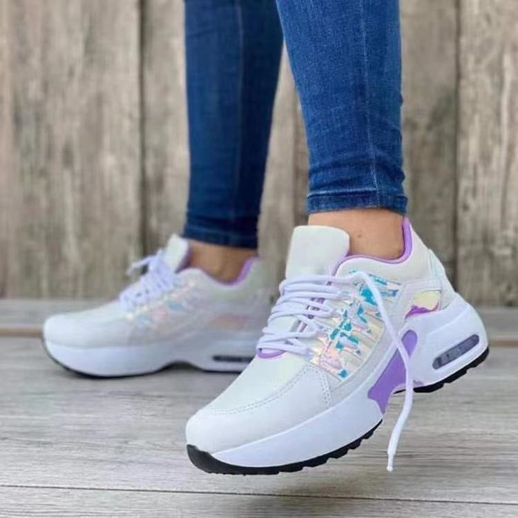 Damen Sportliche Air Max Sneakers mit atmungsaktiver Oberflächenstruktur Berg-Feldt