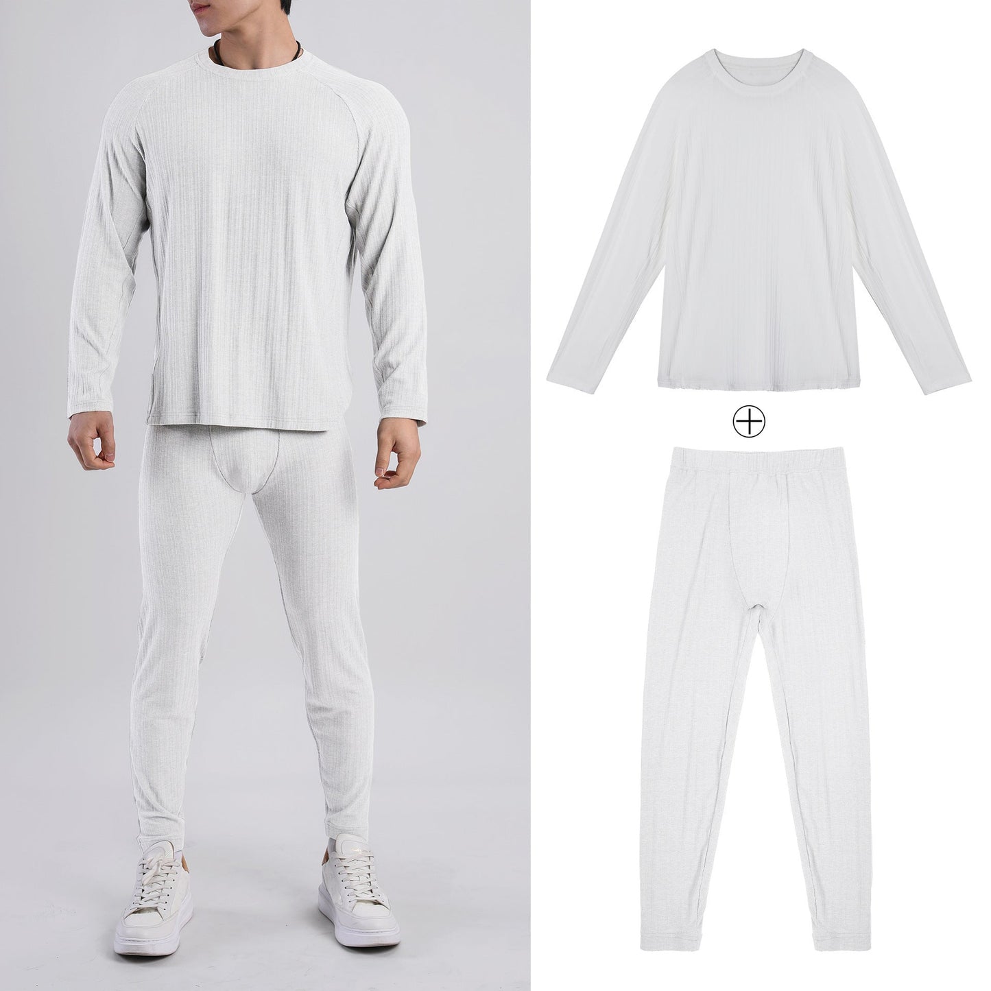 Ensemble thermique pour homme avec isolation thermique innovante et propriétés d'évacuation de l'humidité Berg-Feldt