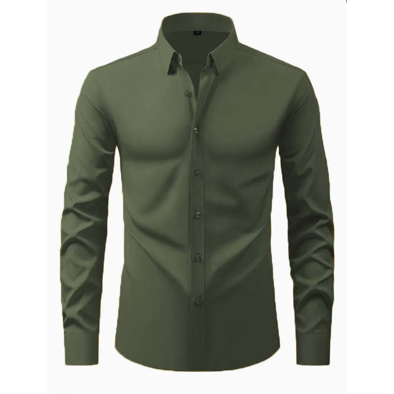Chemise homme à manches longues, coupe innovante et design moderne Berg-Feldt