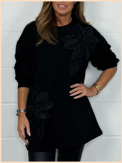 Robe pull femme Berg-Feldt à motif floral